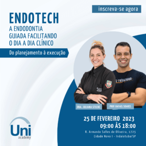 No dia 25 de fevereiro a Uni Academy terá um curso sobre endoguide.